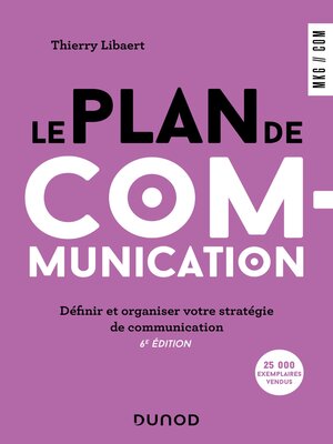 cover image of Le plan de communication--6e éd.